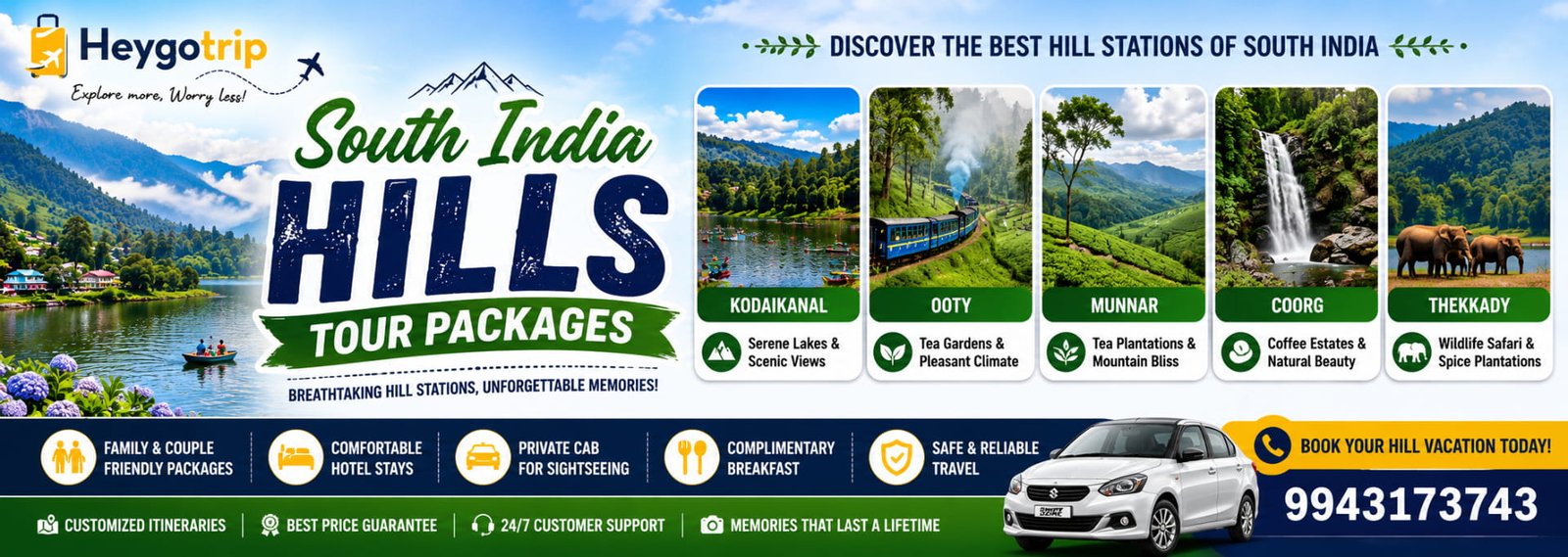 South India Hills Tour Packages
