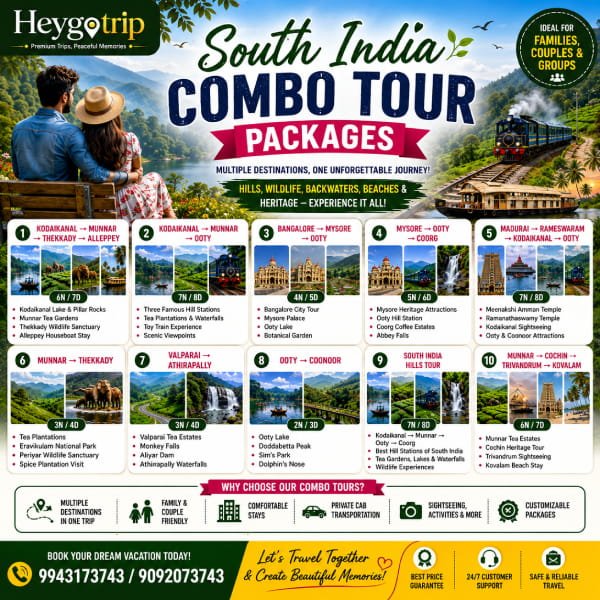 South India Combo Tour Mobile