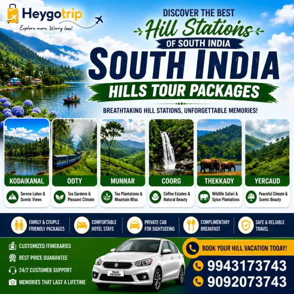 South India Hills Tour Mobile