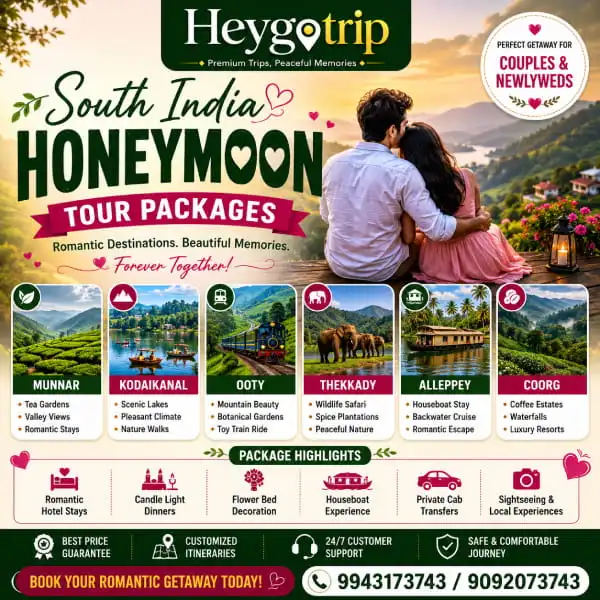 South India Honeymoon Tour Mobile
