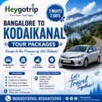 Bangalore Kodaikanal Tour Package