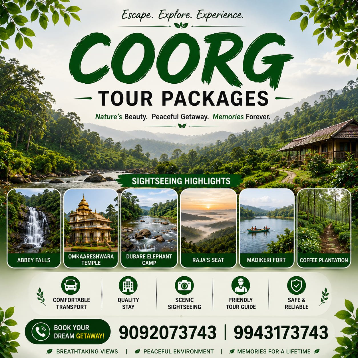 Coorg Tour Packages