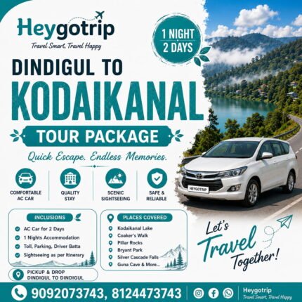 Dindigul Kodaikanal Tour Package