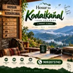 Hosur To Kodaikanal Tour Package 1