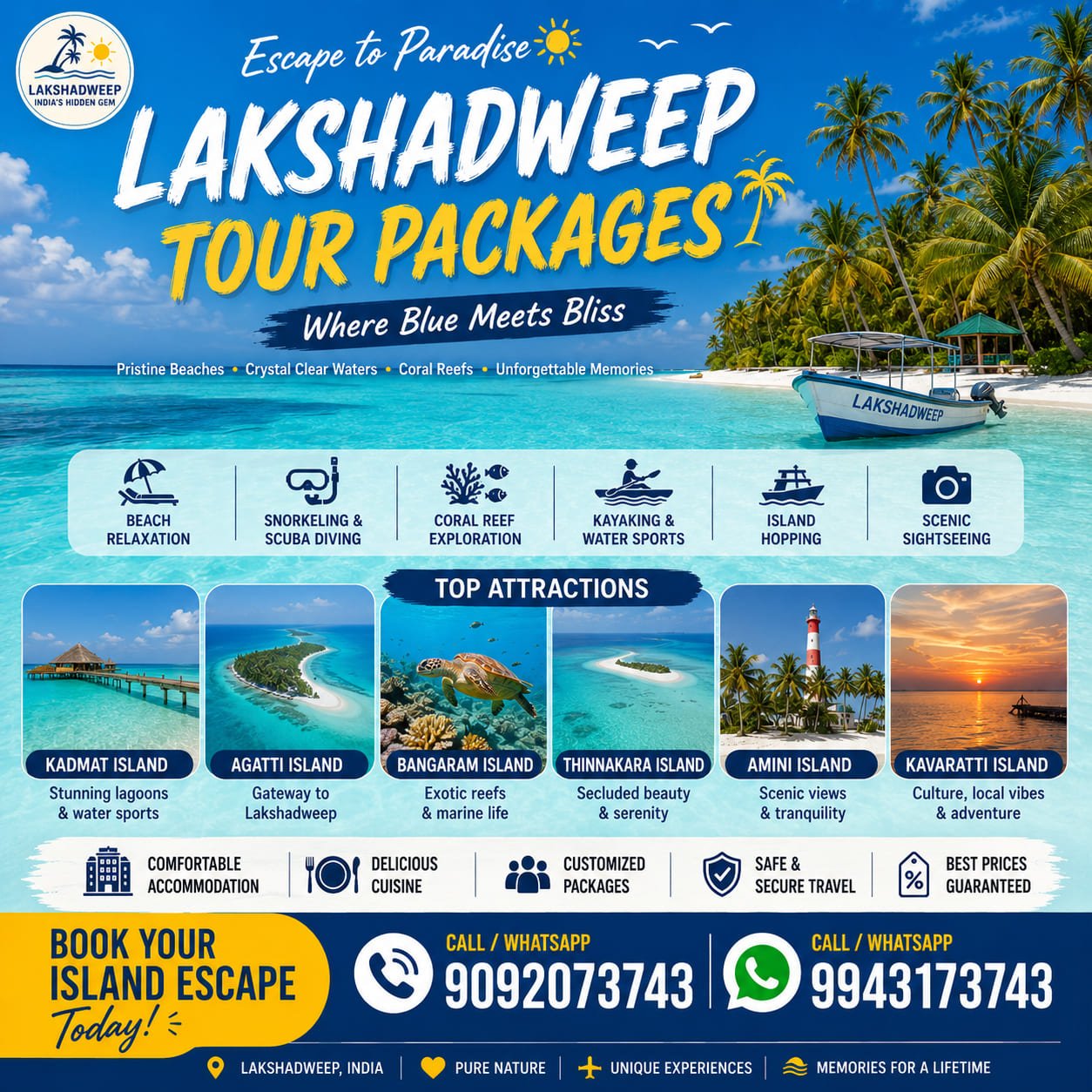 Lakshadweep Tour Packages