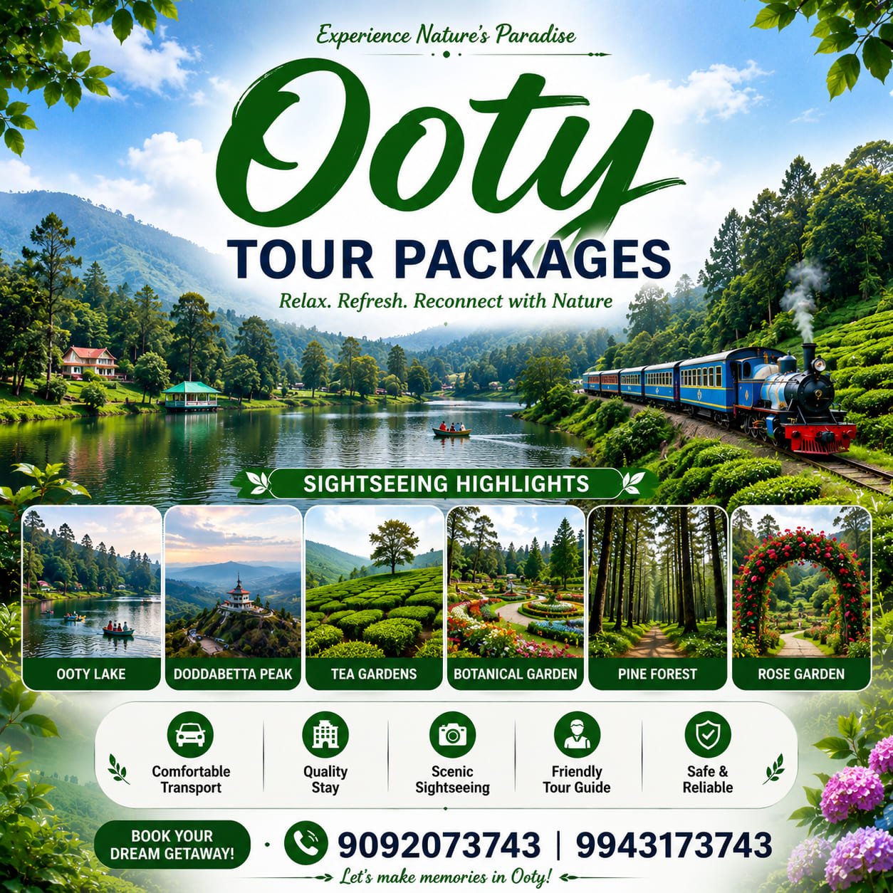 Ooty Tour Packages