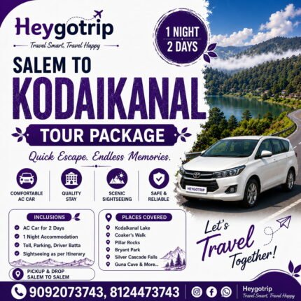 Salem Kodaikanal Tour Package