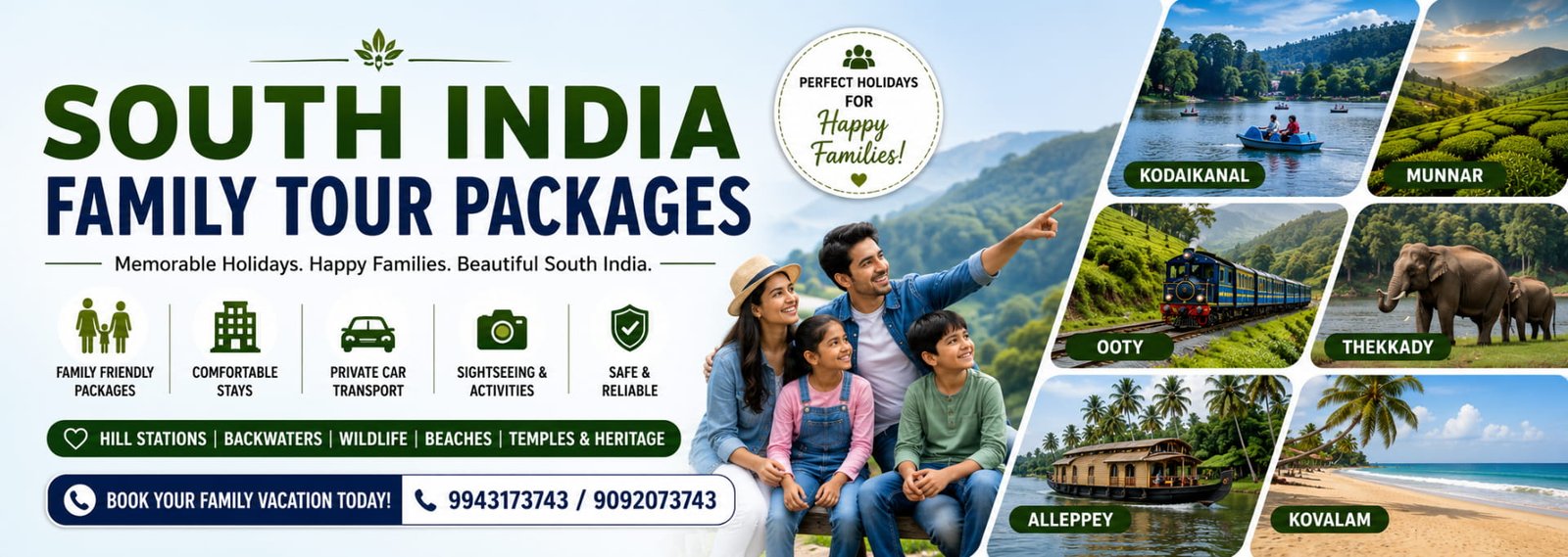 South India Family Tour Packages