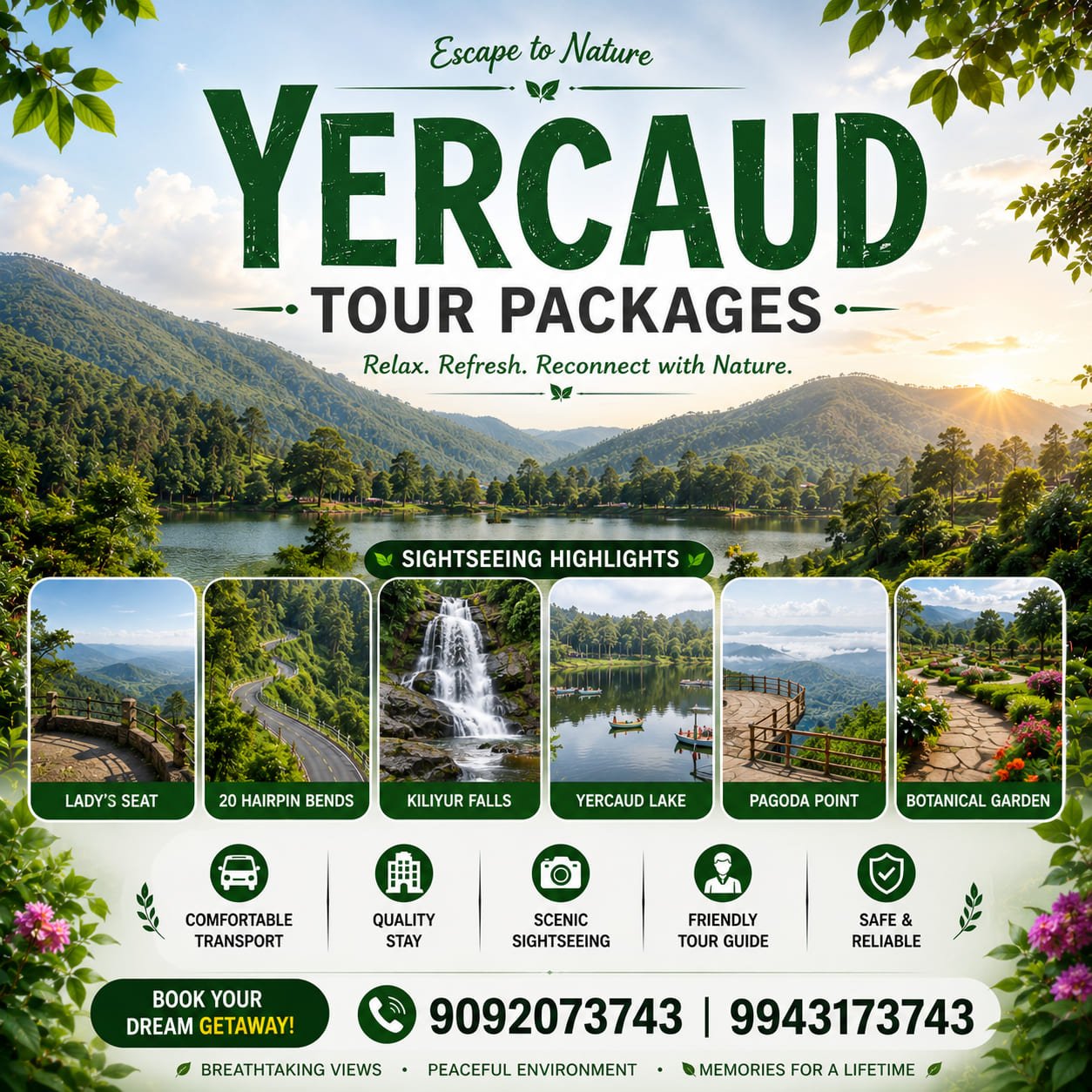 Yercaud Tour Packages