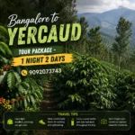 Bangalore To Yercaud Tour Package 1night 2days