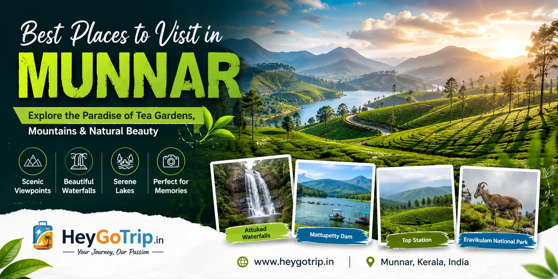 Best Places To Visit In Munnar