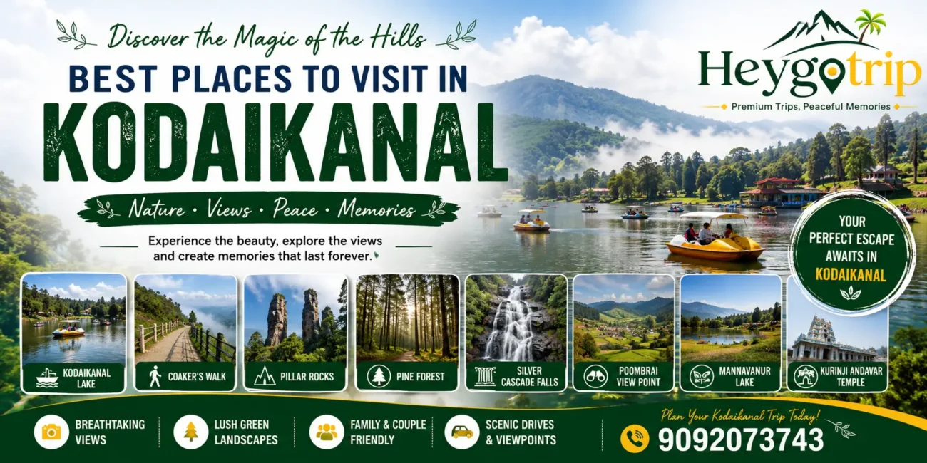 Best Places To Visit In Kodaikanal