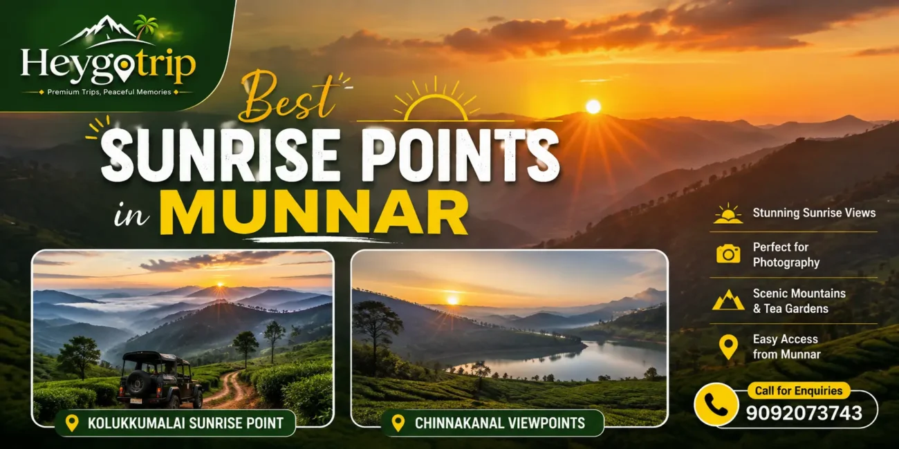 Best Sunrise Points In Munnar