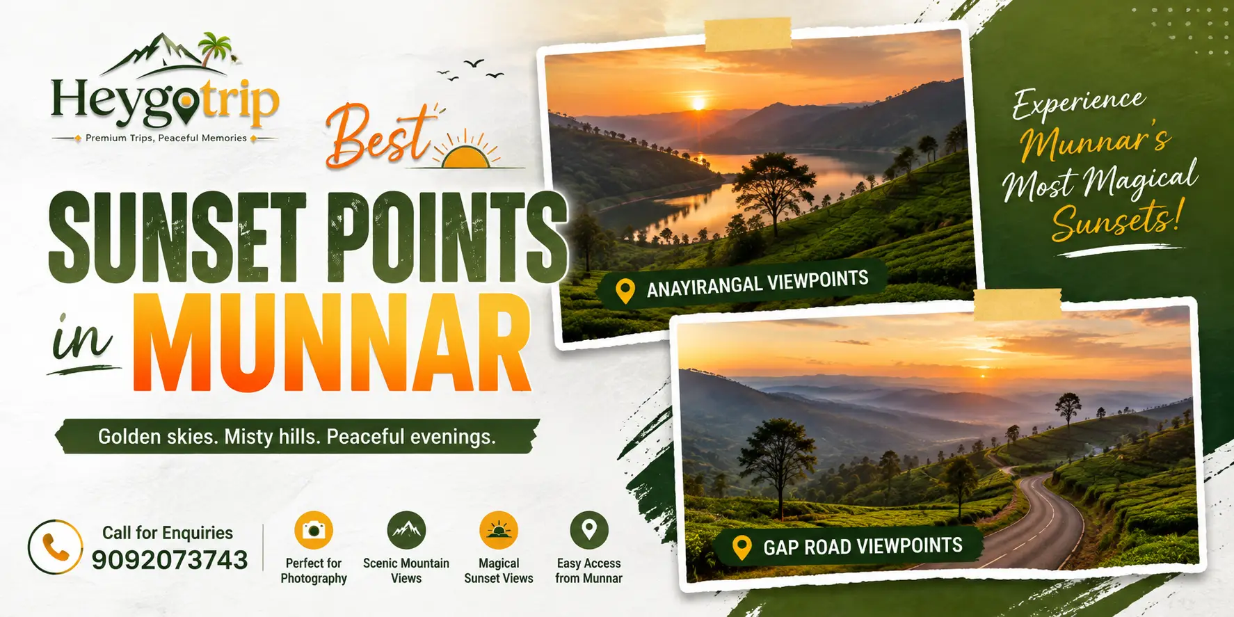 Best Sunset Points In Munnar