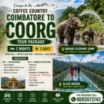 Coimbatore To Coorg Tour Package 2night 3days