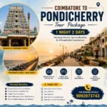 Coimbatore To Pondicherry Tour Package