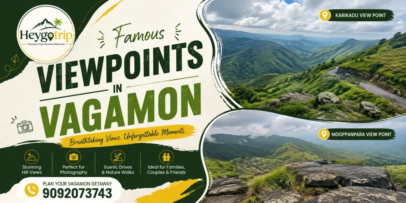 Famous Viewpoints In Vagamon