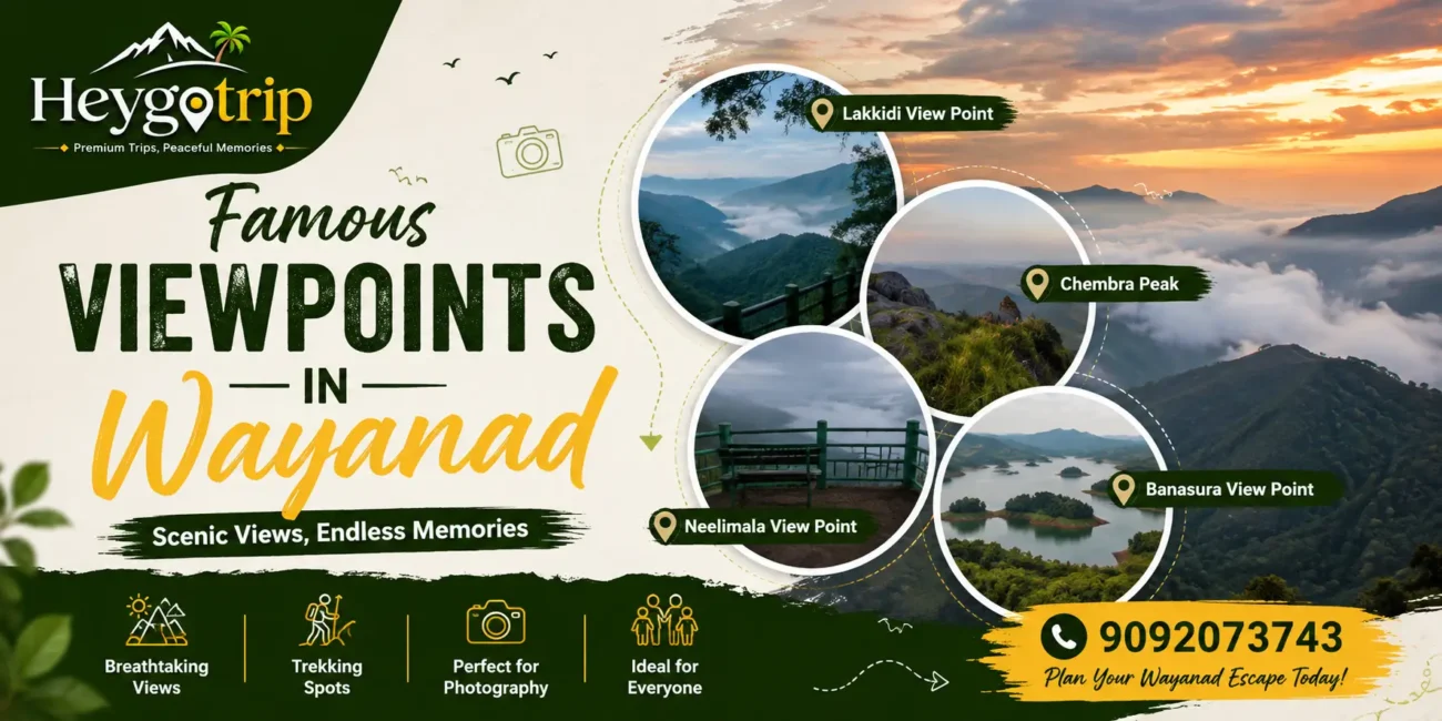 Famous Viewpoints In Wayanad