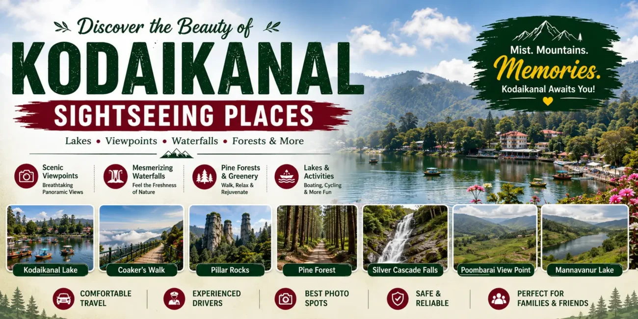 Kodaikanal Sightseeing Places List