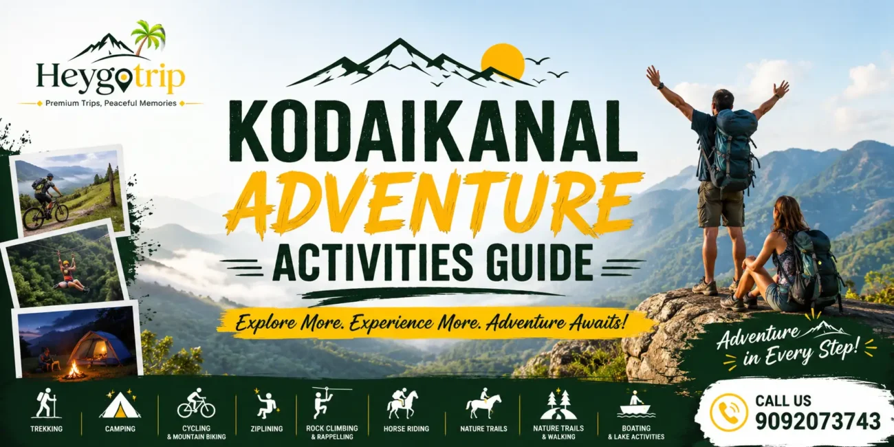 Kodaikanal Adventure Activities Guide