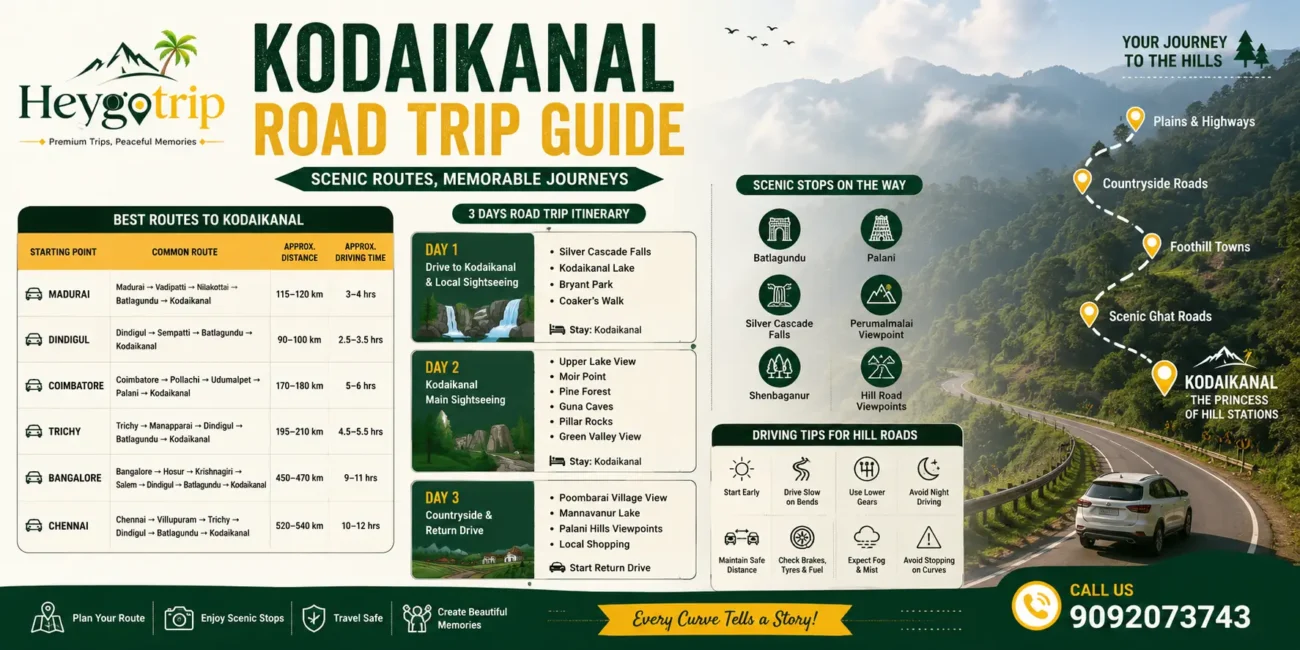 Kodaikanal Road Trip Guide