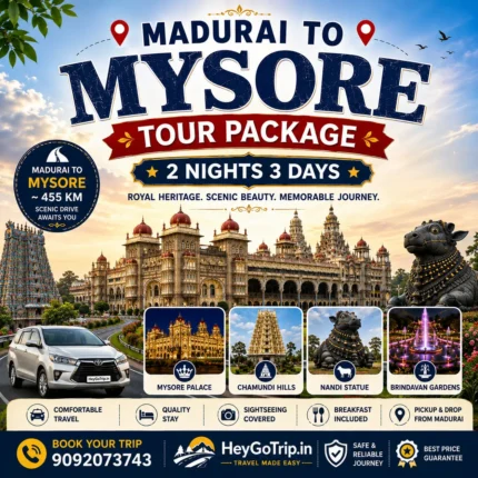 Madurai To Mysore Tour