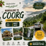 Mangalore To Coorg Tour Package 1night 2days