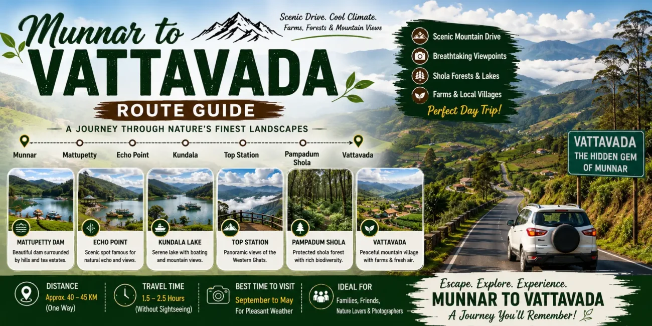 Munnar To Vattavada Route Guide