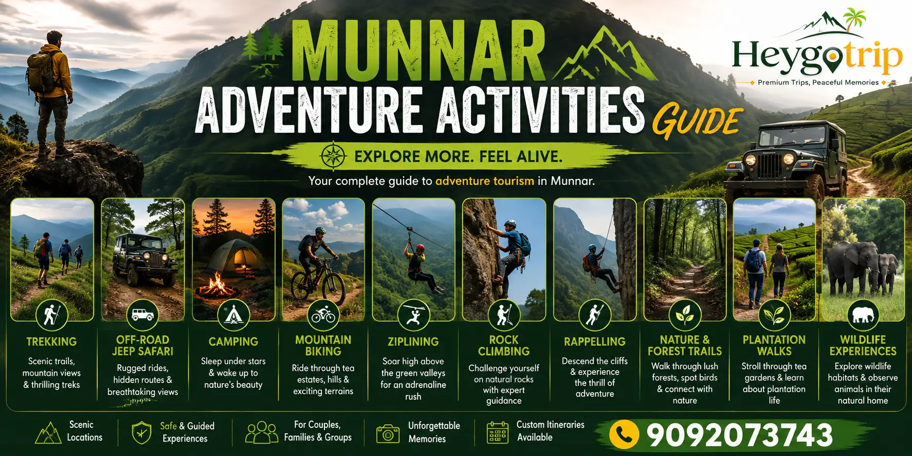 Munnar Adventure Activities Guide