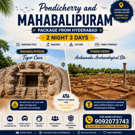 Pondicherry Mahabalipuram Trip From Hyderabad