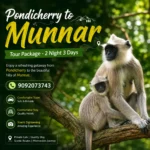 Pondicherry To Munnar Tour 2night 3days 1