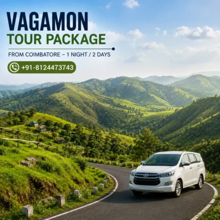 Vagamon Tour Package From Coimbatore