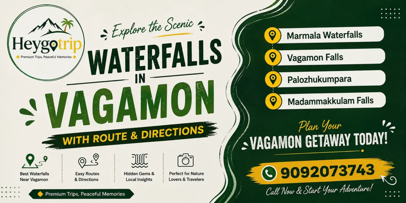 Waterfalls Vagamon Route Directions 1