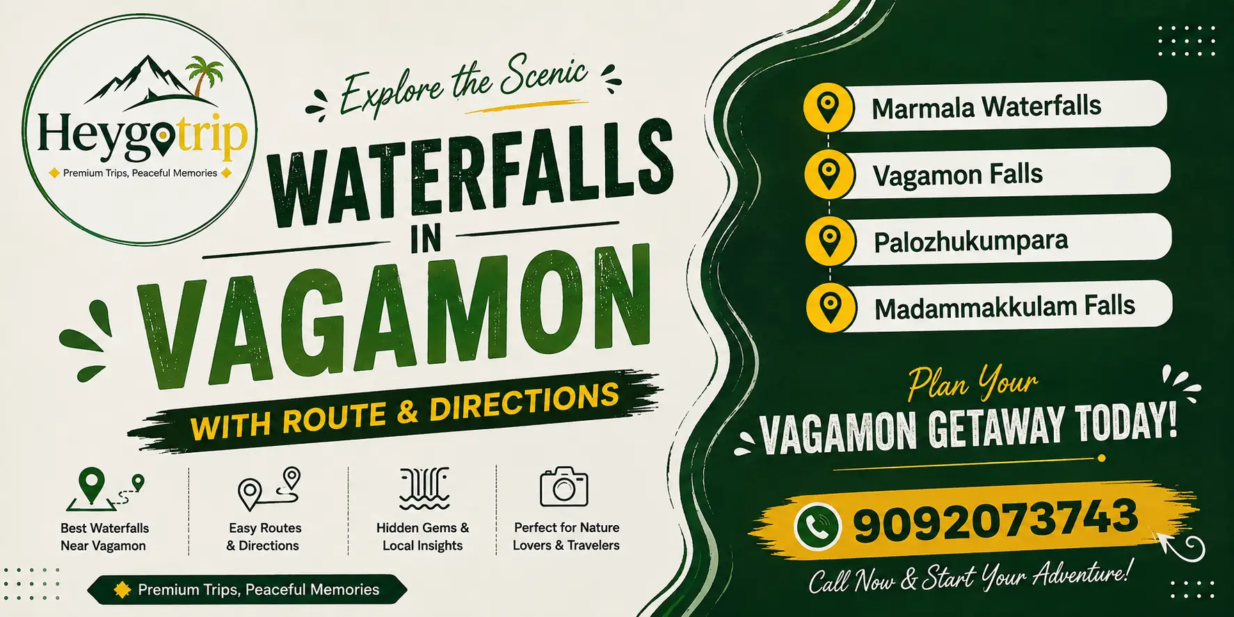 Waterfalls Vagamon Route Directions 1