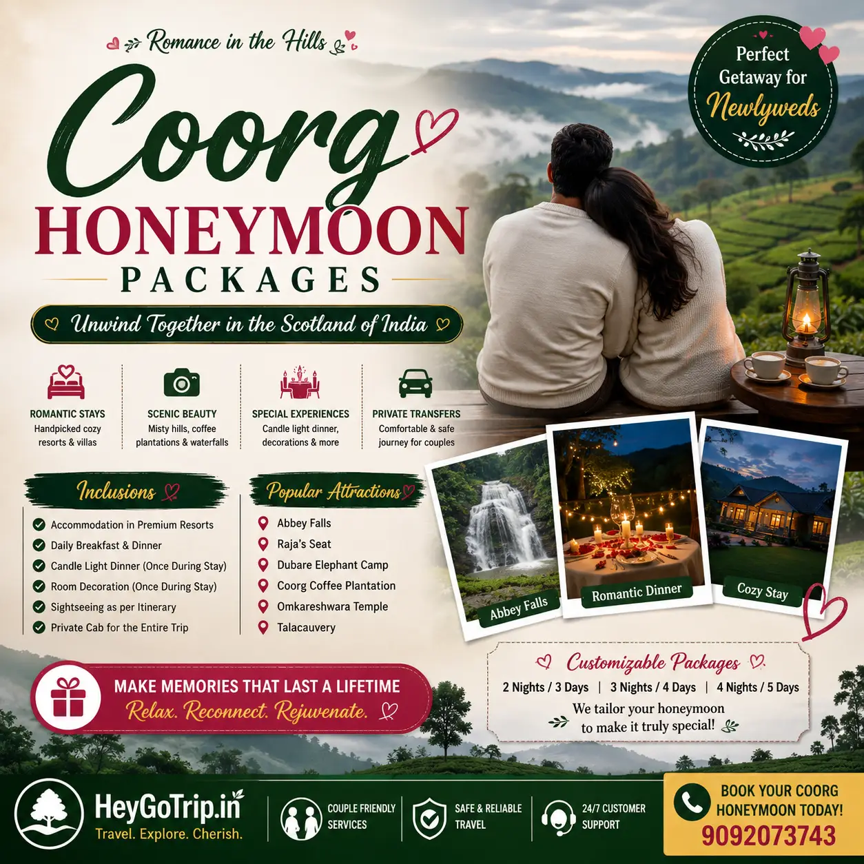 Coorg Honeymoon Tour