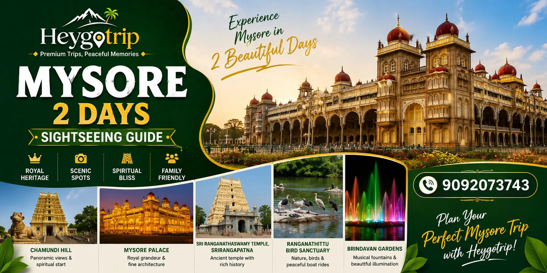 Mysore 2 Days Sightseeing Guide